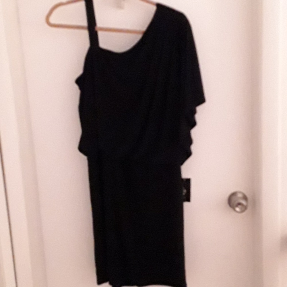 Black One Shoulder Dress (brand new)